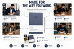 Executive B5 Business Notebook – Premium Journal for Office Meetings, Planning, Tasks & Professional Notes