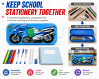Ten Box Pencil Case – Compact School Stationery Organizer for Pencils, Pens, Erasers, Sharpeners & Small Supplies