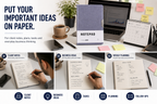 Minimalist B5 Notepad – 100 Sheets Premium Notebook for Planning, Study, Meetings & Everyday Ideas
