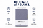 Minimalist B5 Notepad – 100 Sheets Premium Notebook for Planning, Study, Meetings & Everyday Ideas