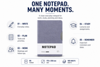 Minimalist B5 Notepad – 100 Sheets Premium Notebook for Planning, Study, Meetings & Everyday Ideas