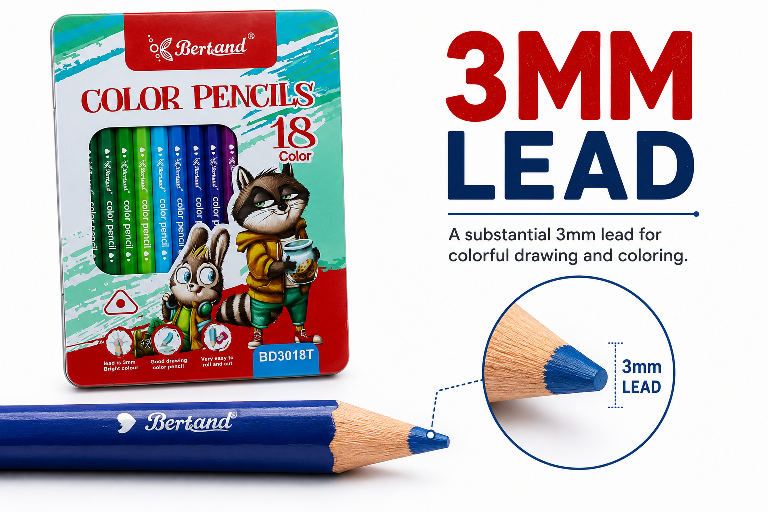 Bertand colour pencile 18