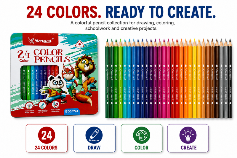 bertand colour pencile 24