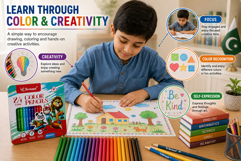 bertand colour pencile 24