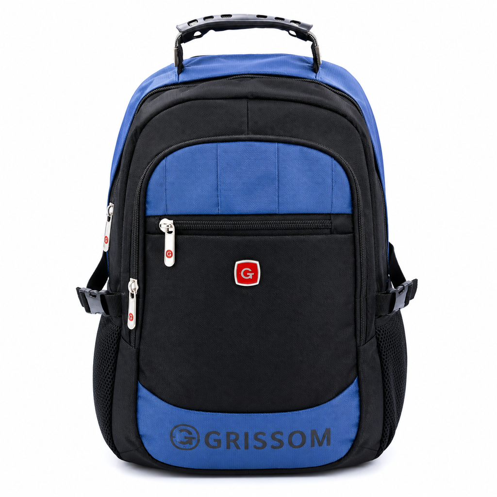 Grissom School & College Backpack – Spacious Organizer Bag for Books, Notebooks, Stationery & Daily Carry