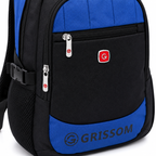 Grissom School & College Backpack – Spacious Organizer Bag for Books, Notebooks, Stationery & Daily Carry
