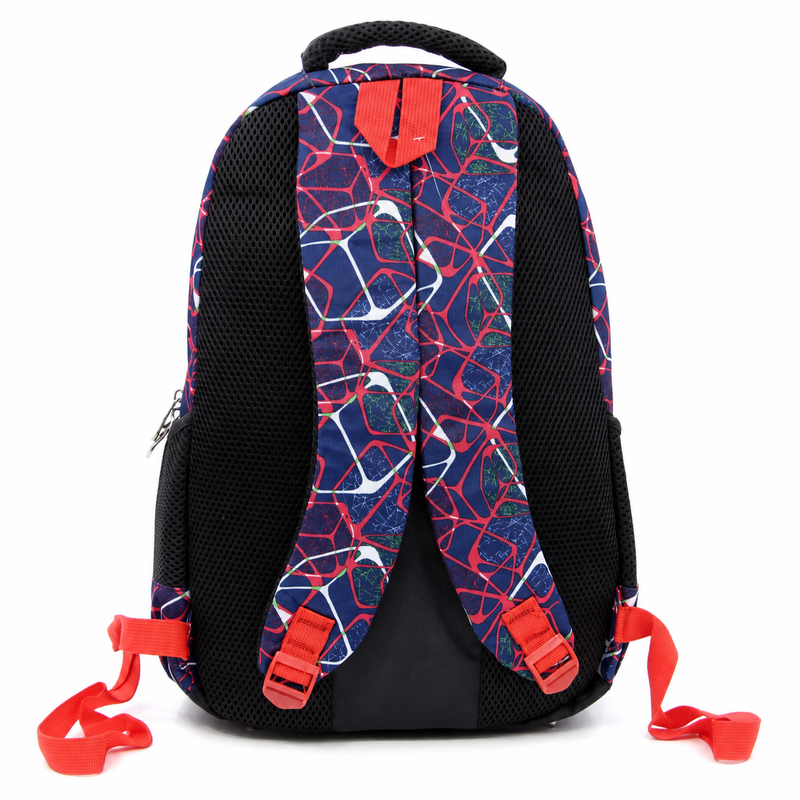Colorful YIGUO School Backpack – Spacious Multi-Pocket Student Bag for School Books, Stationery & Essentials