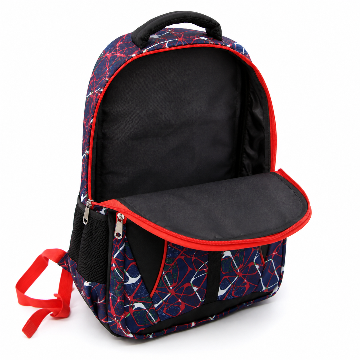 Colorful YIGUO School Backpack – Spacious Multi-Pocket Student Bag for School Books, Stationery & Essentials