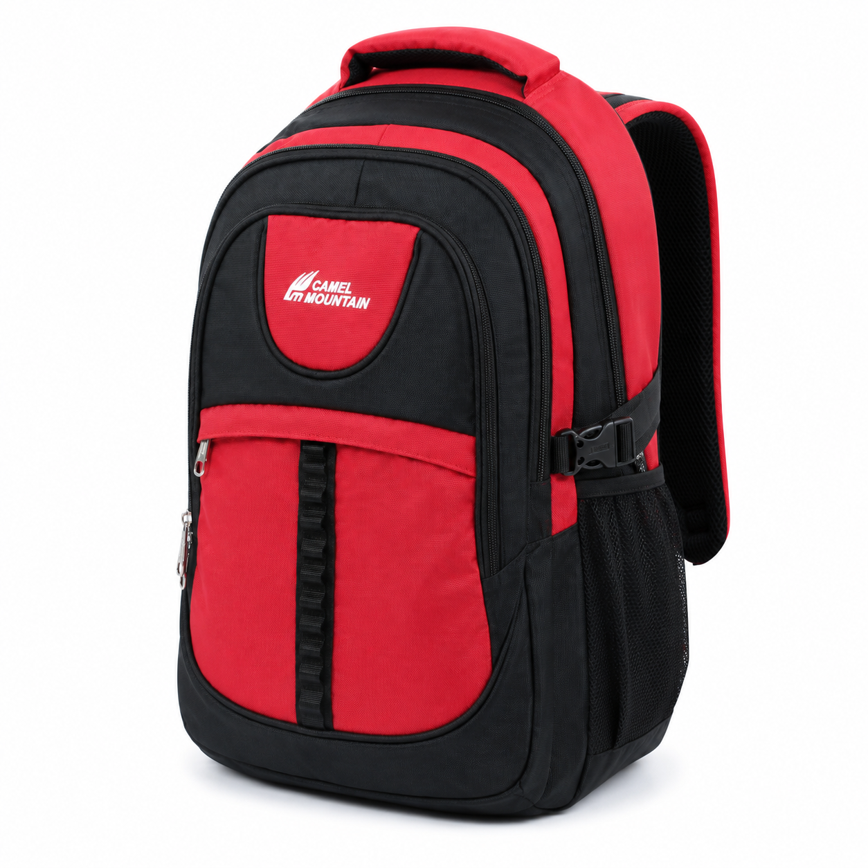 Premium Camel Mountain Student Backpack – Spacious Organizer Bag with Multiple Pockets for School, College & Daily Use