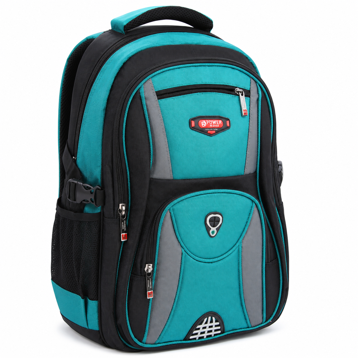 POWER School & College Backpack – Large Multi-Compartment Bag with Multiple Zipper Pockets for Organized Daily Use