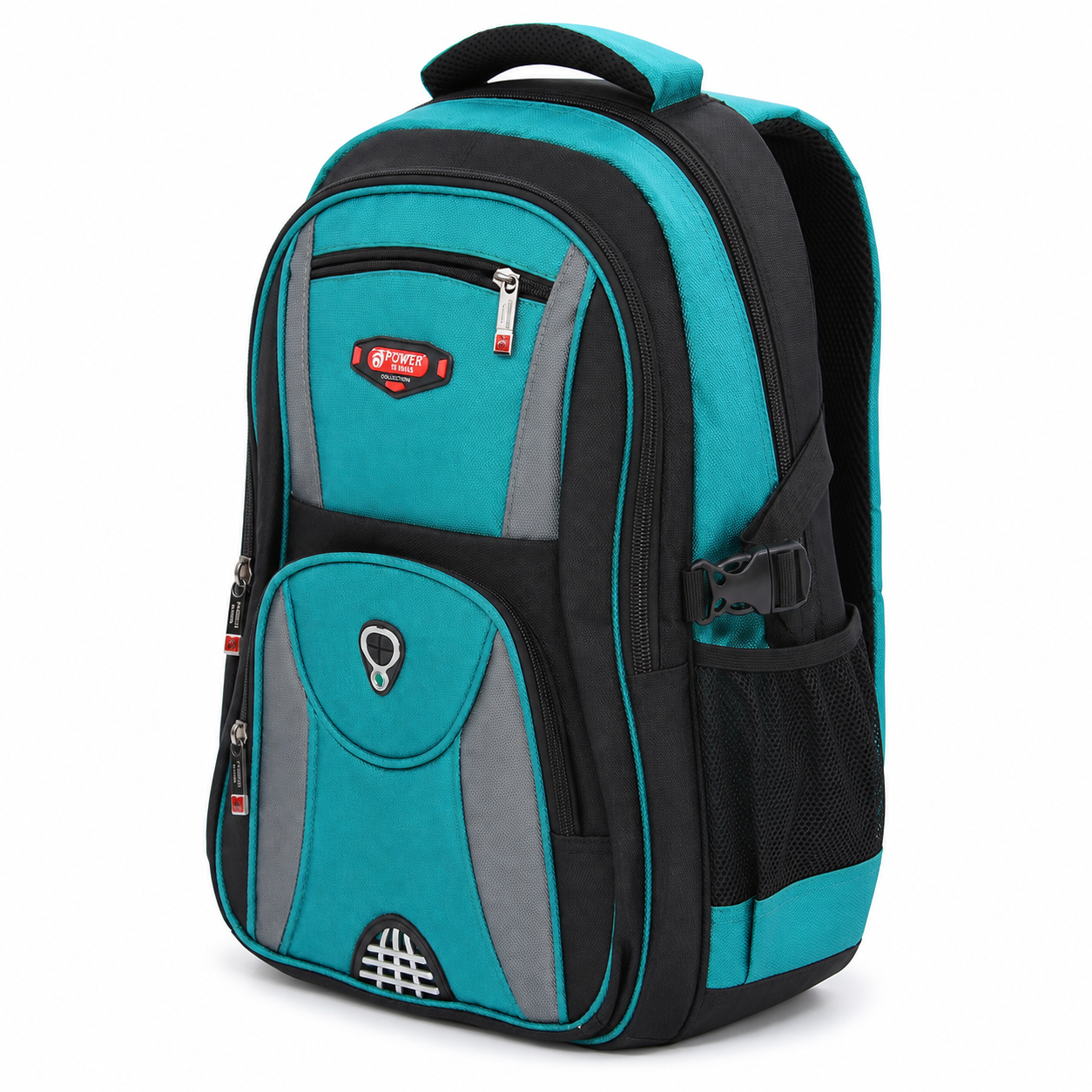POWER School & College Backpack – Large Multi-Compartment Bag with Multiple Zipper Pockets for Organized Daily Use