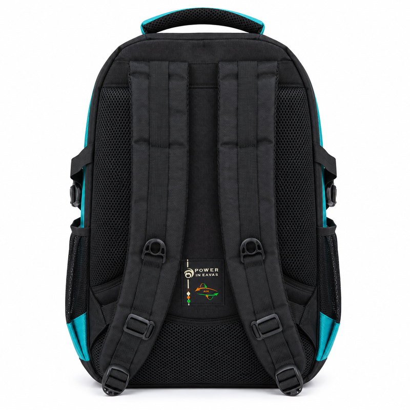 POWER School & College Backpack – Large Multi-Compartment Bag with Multiple Zipper Pockets for Organized Daily Use