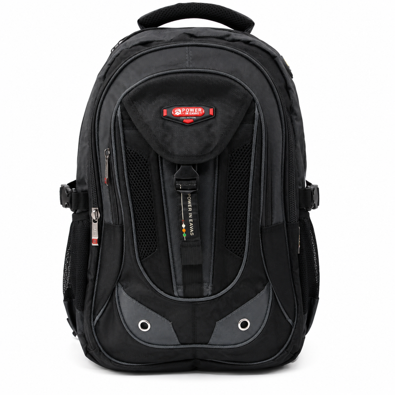 POWER Multi-Compartment School Bag – Spacious Backpack for Students, Books, Stationery & College Essentials