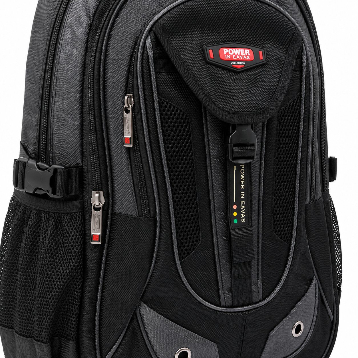 POWER Multi-Compartment School Bag – Spacious Backpack for Students, Books, Stationery & College Essentials