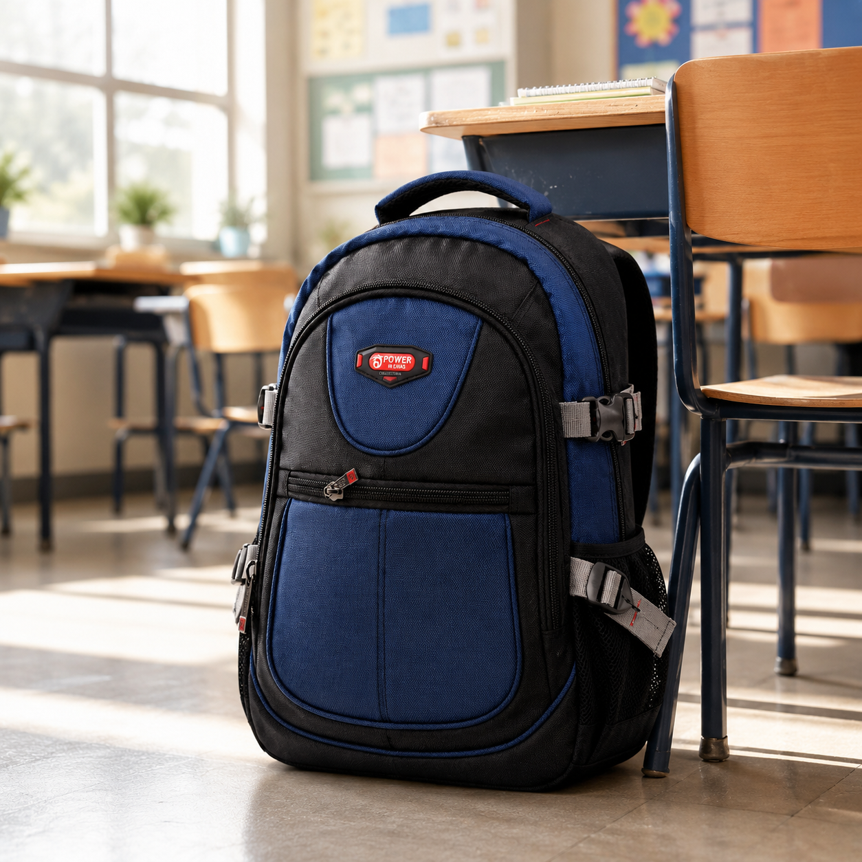 POWER Everyday Student Backpack – Durable Multi-Pocket School Bag with Organized Storage for Books & Daily Supplies