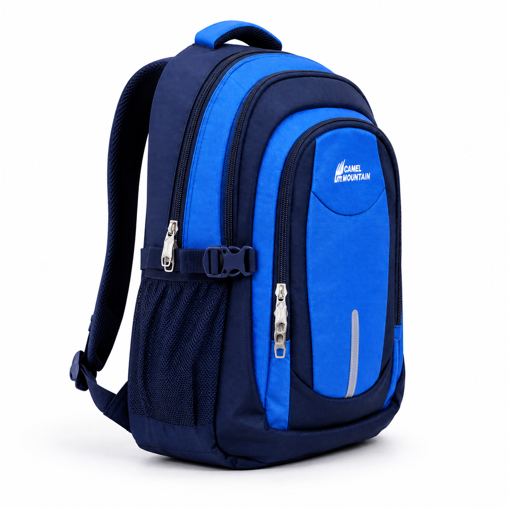 Everyday School Backpack – Spacious Student Bag with Multiple Compartments for Books, Stationery & School Essentials