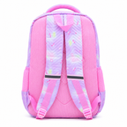 Girls School Backpack – Cute Lavender Pink Multi-Compartment Bag with Bottle Holder, Front Pockets