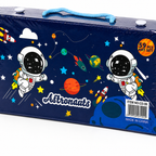 59-Piece Kids Art Set  Space-Themed Creative Drawing & Colouring Kit with Complete Art Supplies, Portable Carrying Case
