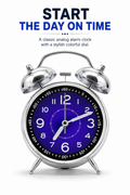 Bedside Alarm Clock – Practical Wake-Up Clock for Bedroom, Study & Daily Routines