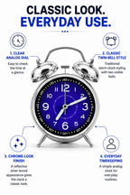 Bedside Alarm Clock – Practical Wake-Up Clock for Bedroom, Study & Daily Routines