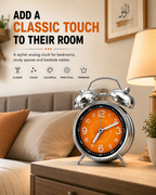 Bedside Alarm Clock – Practical Wake-Up Clock for Bedroom, Study & Daily Routines