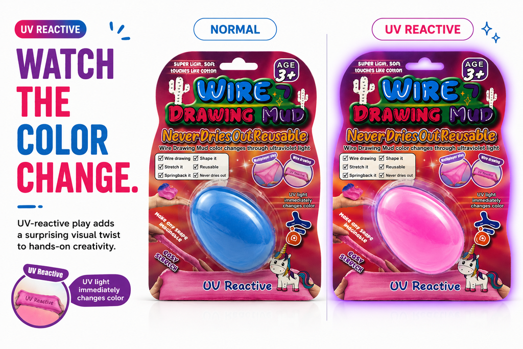Wire Drawing Mud for Kids – Stretch, Shape, Draw & Create | Reusable Sensory Play Toy