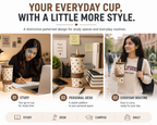 Cute Bow Design Tumbler – Stylish Everyday Drinking Cup | Drink On the Go