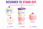 Cute Bow Design Tumbler – Stylish Everyday Drinking Cup | Drink On the Go