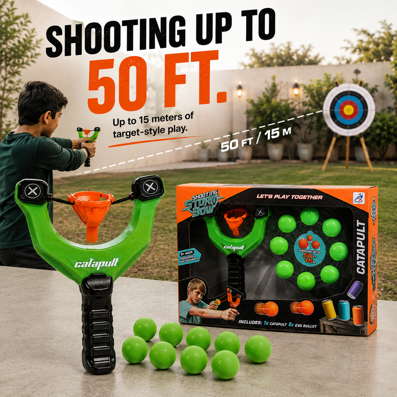 Target Shooting Catapult Toy – Fun Aim & Launch Game for Kids