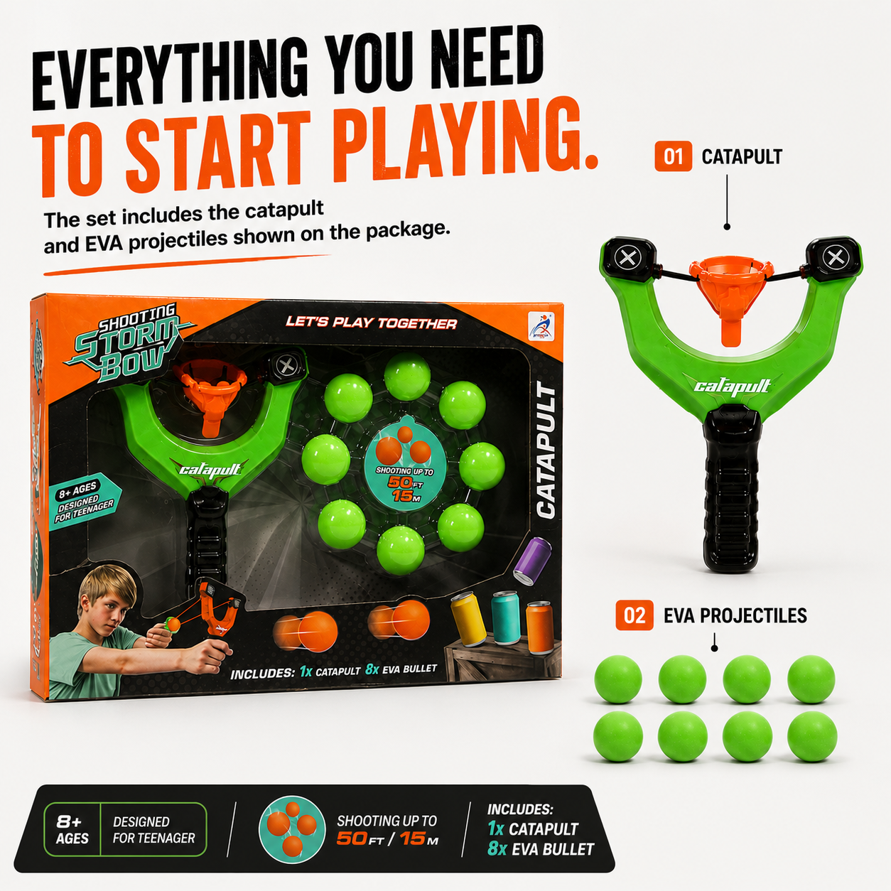 Target Shooting Catapult Toy – Fun Aim & Launch Game for Kids
