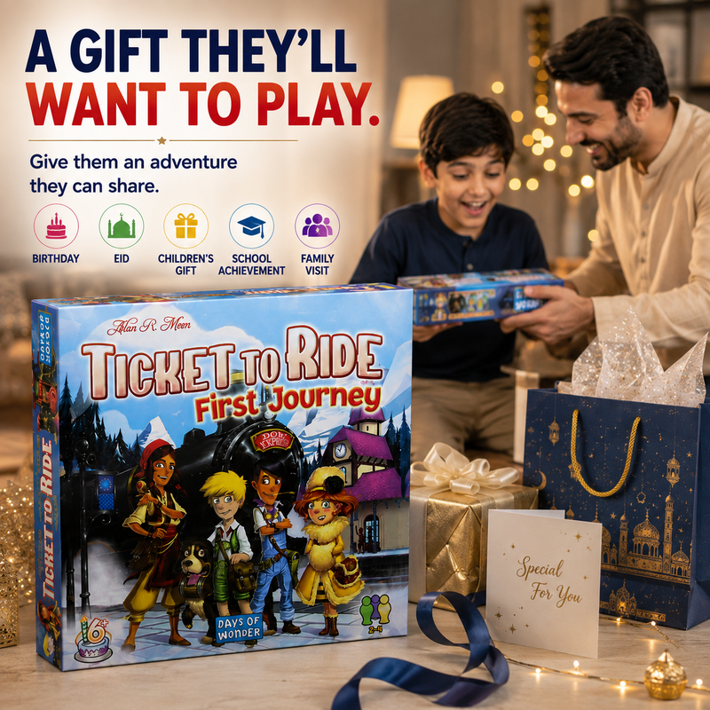 Ticket to Ride: First Journey – Fun Family Board Game for Kids