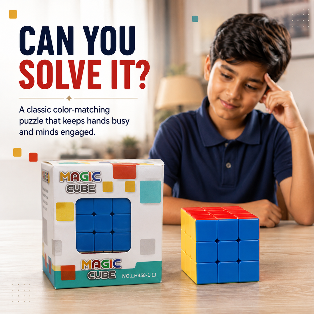 Magic Cube Puzzle – Twist, Match & Solve