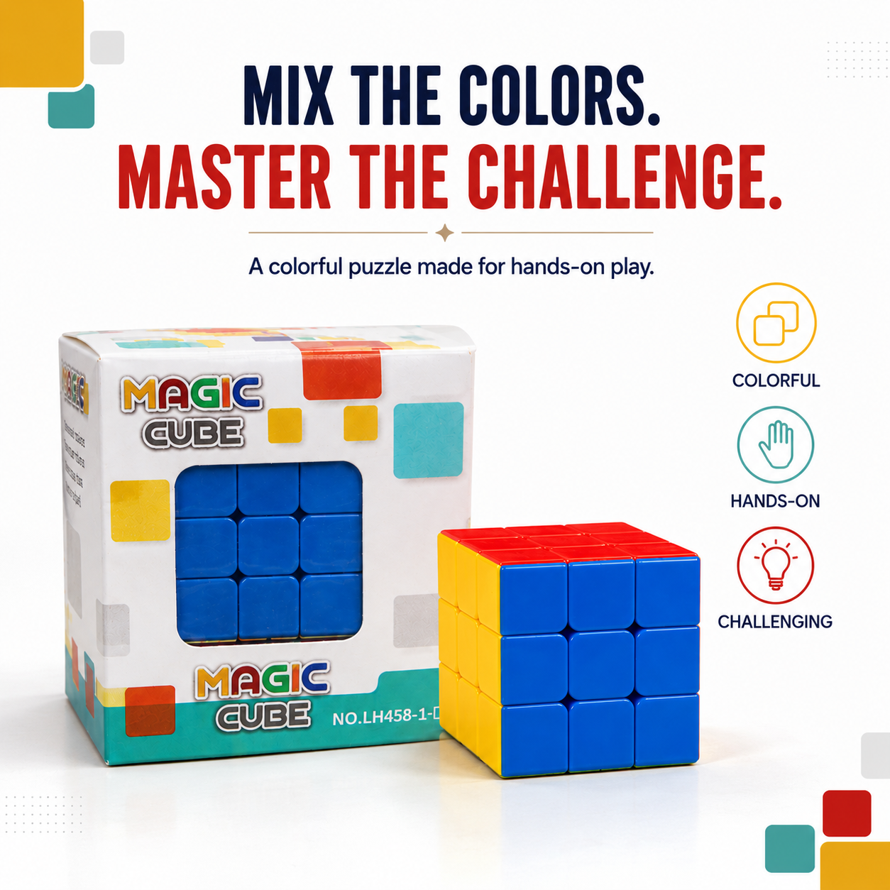 Magic Cube Puzzle – Twist, Match & Solve