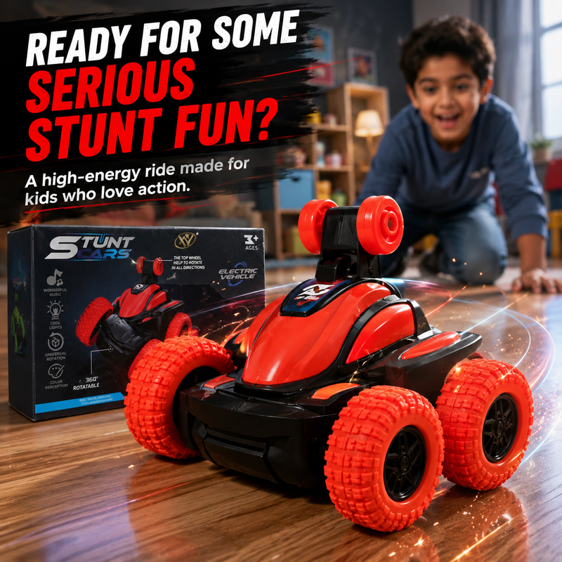 Remote Control Stunt Car – 360° Spins & Drifts | Fun Racing Toy for Kids
