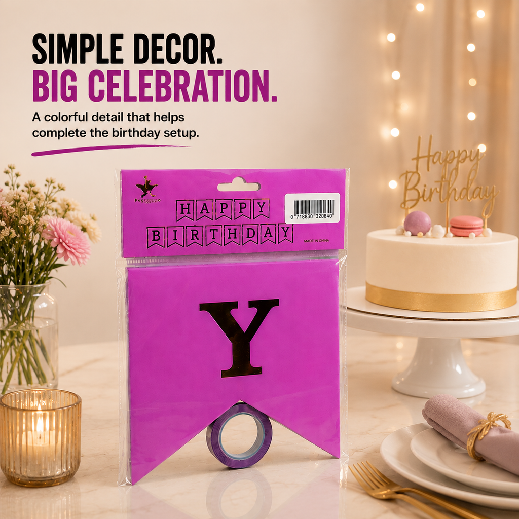 Birthday Party Banner – Make Their Big Day Extra Specia
