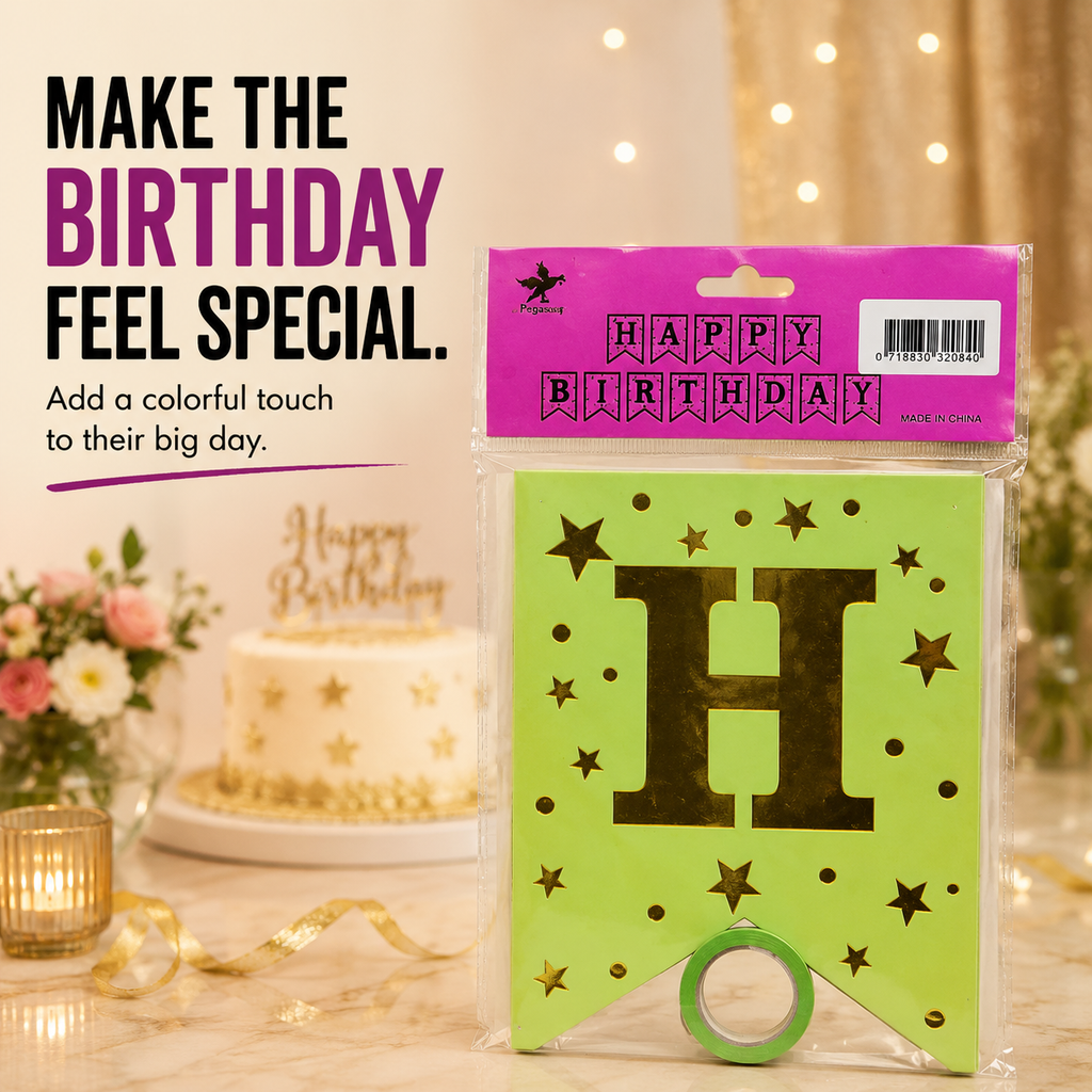 Happy Birthday Banner – Make Their Big Day Extra Special