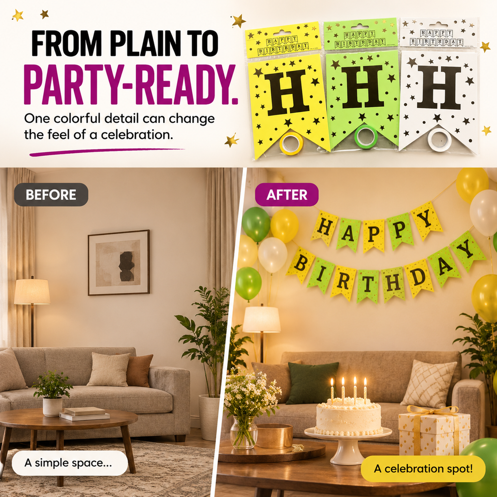Happy Birthday Banner – Make Their Big Day Extra Special