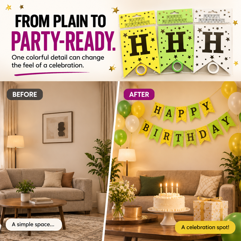 Happy Birthday Banner – Make Their Big Day Extra Special