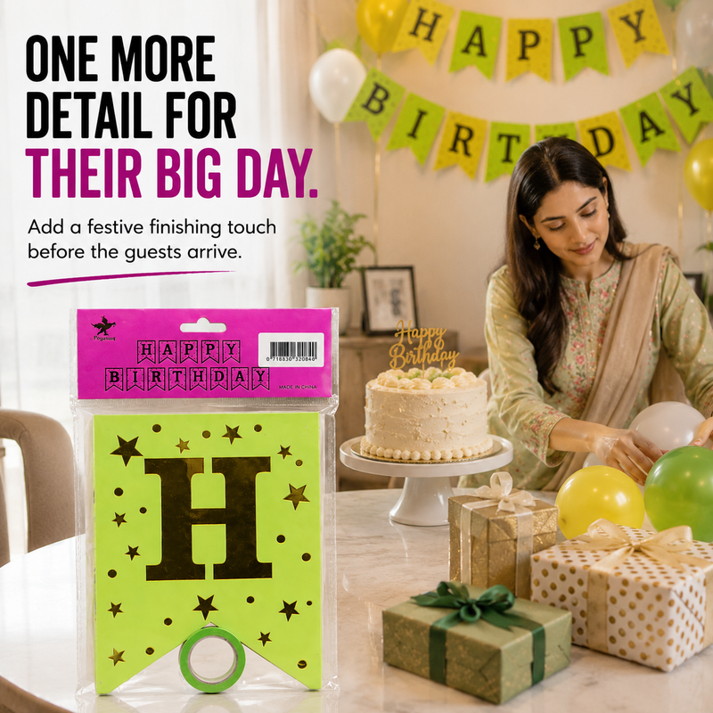 Happy Birthday Banner – Make Their Big Day Extra Special