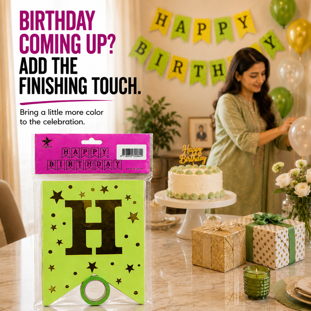 Happy Birthday Banner – Make Their Big Day Extra Special