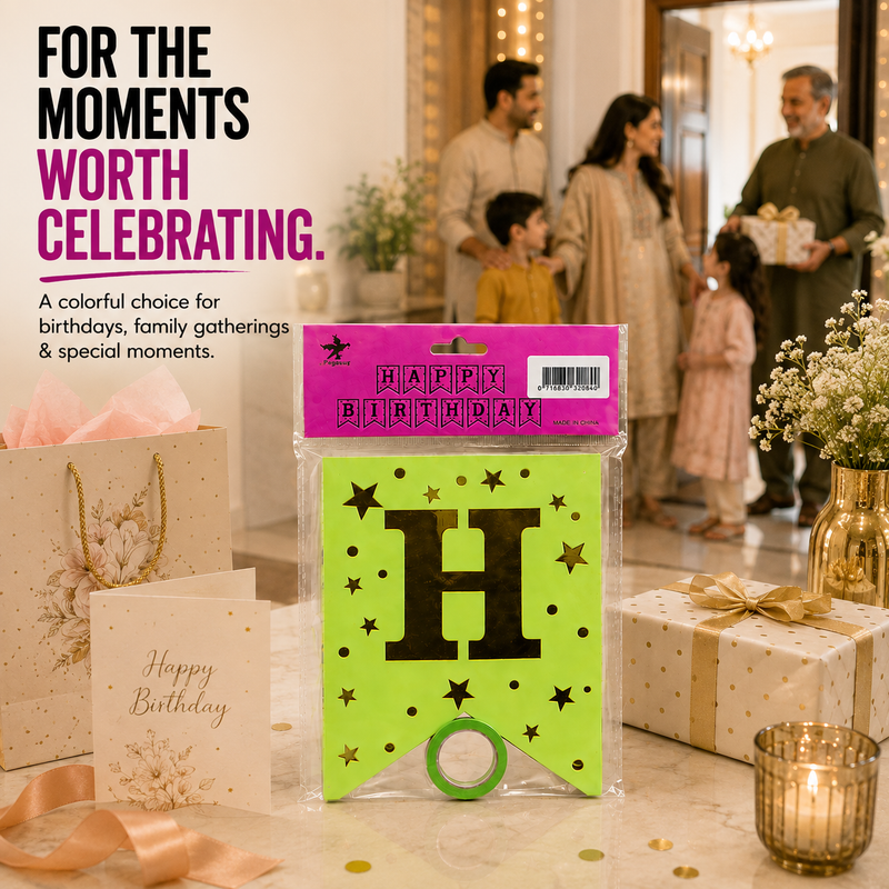 Happy Birthday Banner – Make Their Big Day Extra Special