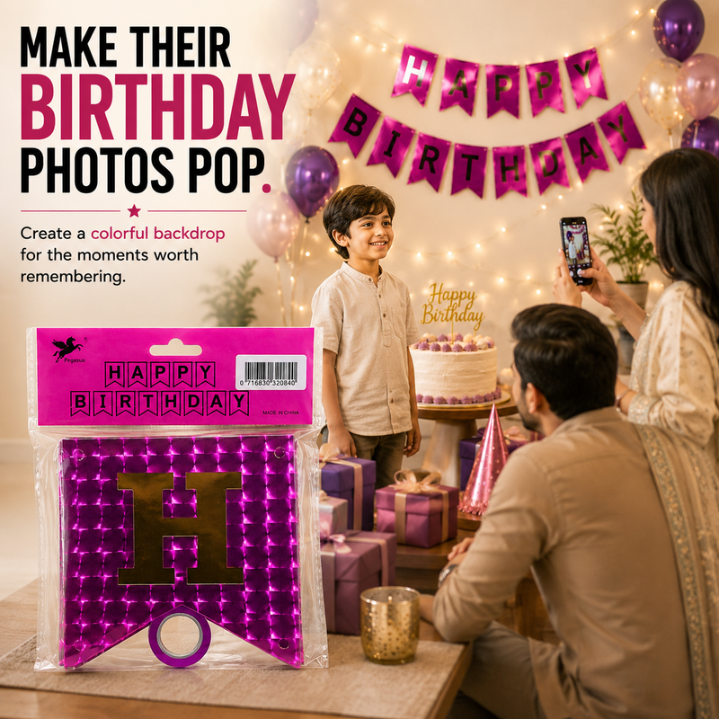 Happy Birthday Party Banner – Make Every Celebration Feel Extra Special