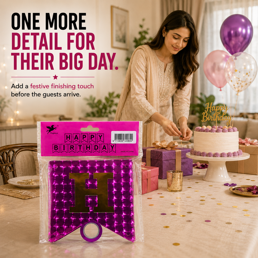 Happy Birthday Party Banner – Make Every Celebration Feel Extra Special