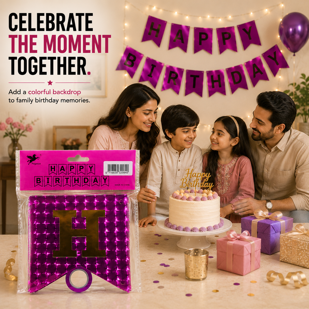 Happy Birthday Party Banner – Make Every Celebration Feel Extra Special