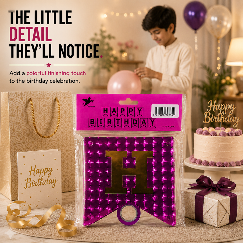 Happy Birthday Party Banner – Make Every Celebration Feel Extra Special