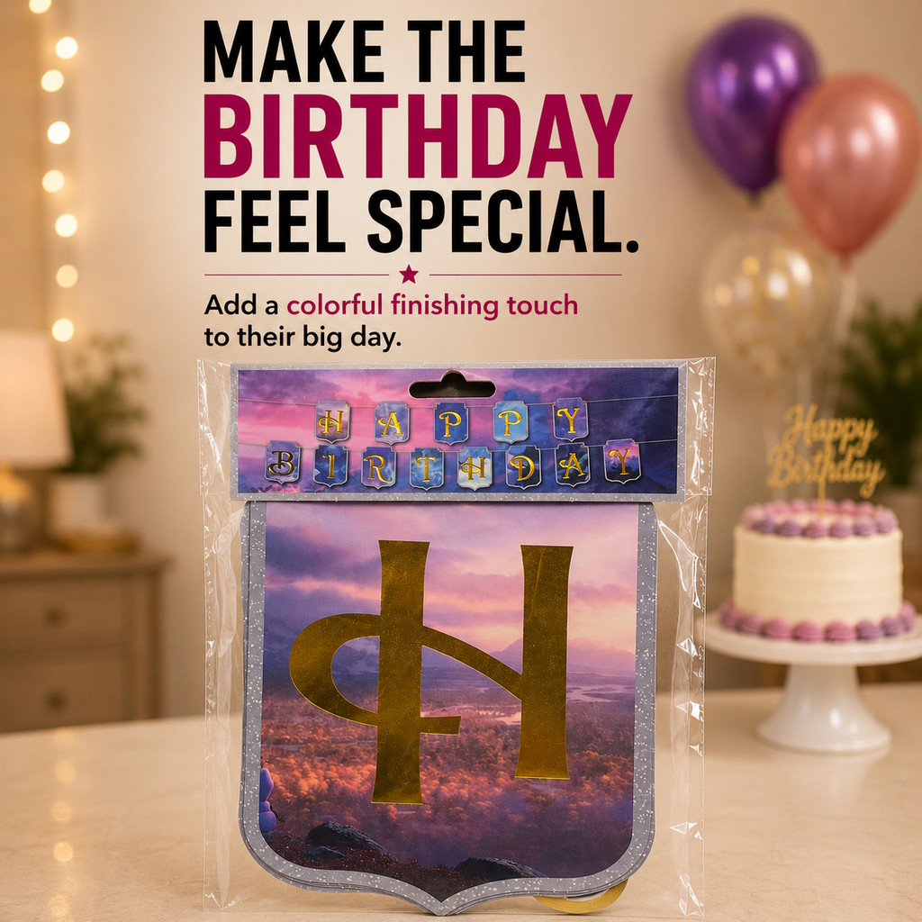 Happy Birthday Banner – Add a Colorful Finishing Touch to Their Big Day