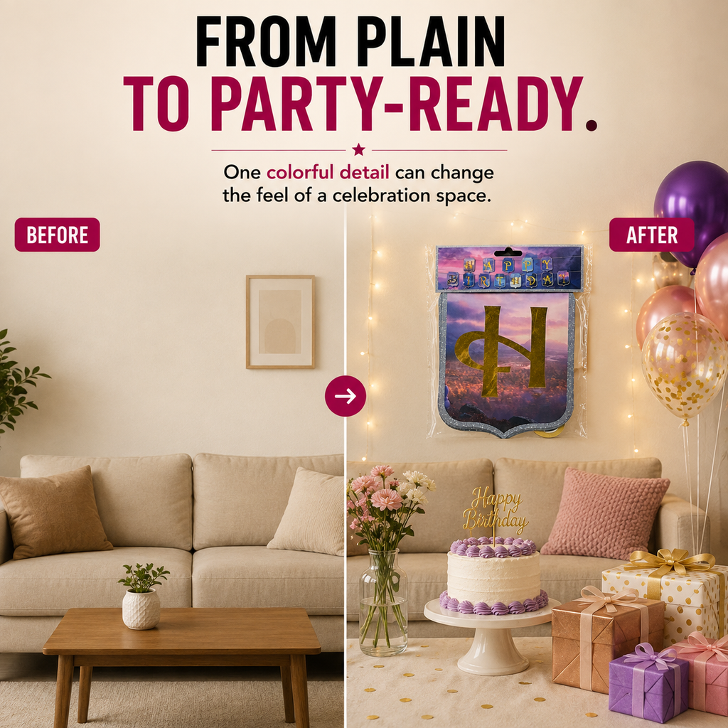 Happy Birthday Banner – Add a Colorful Finishing Touch to Their Big Day