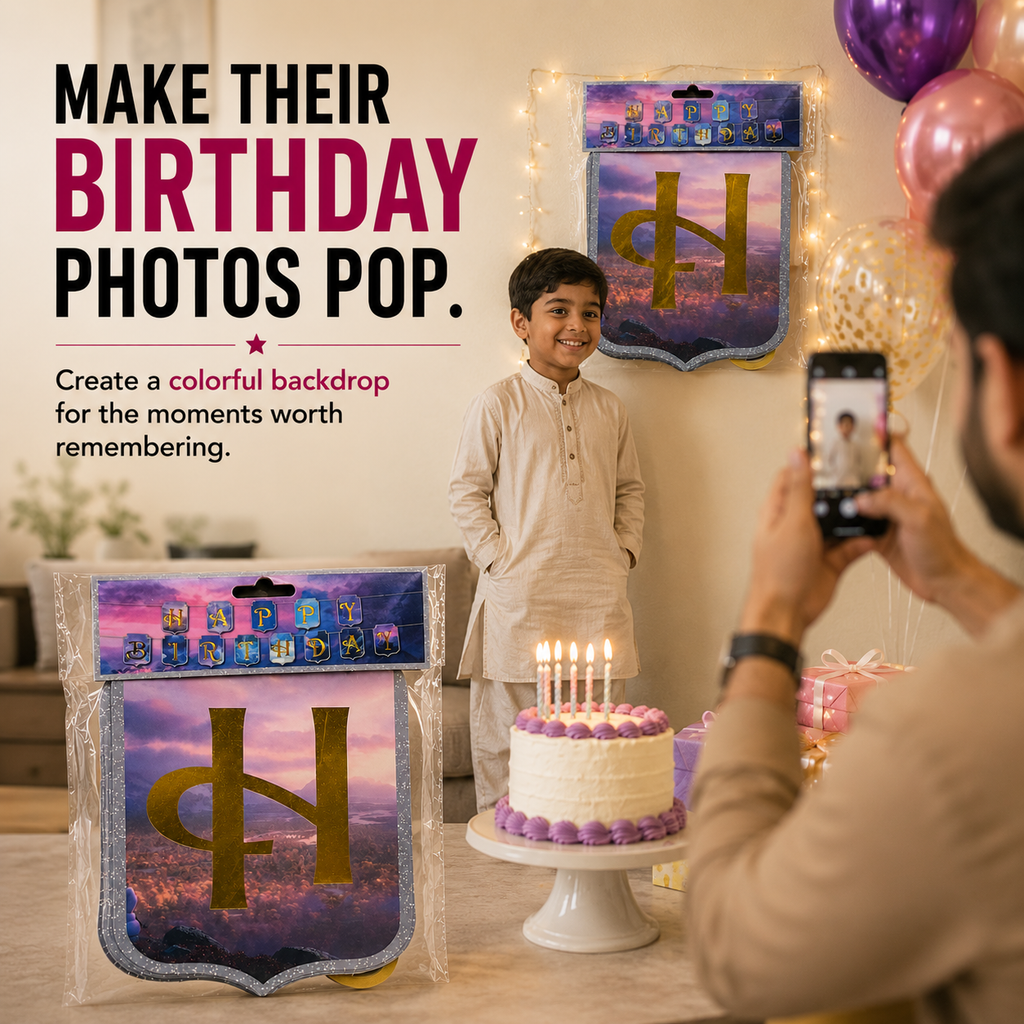 Happy Birthday Banner – Add a Colorful Finishing Touch to Their Big Day
