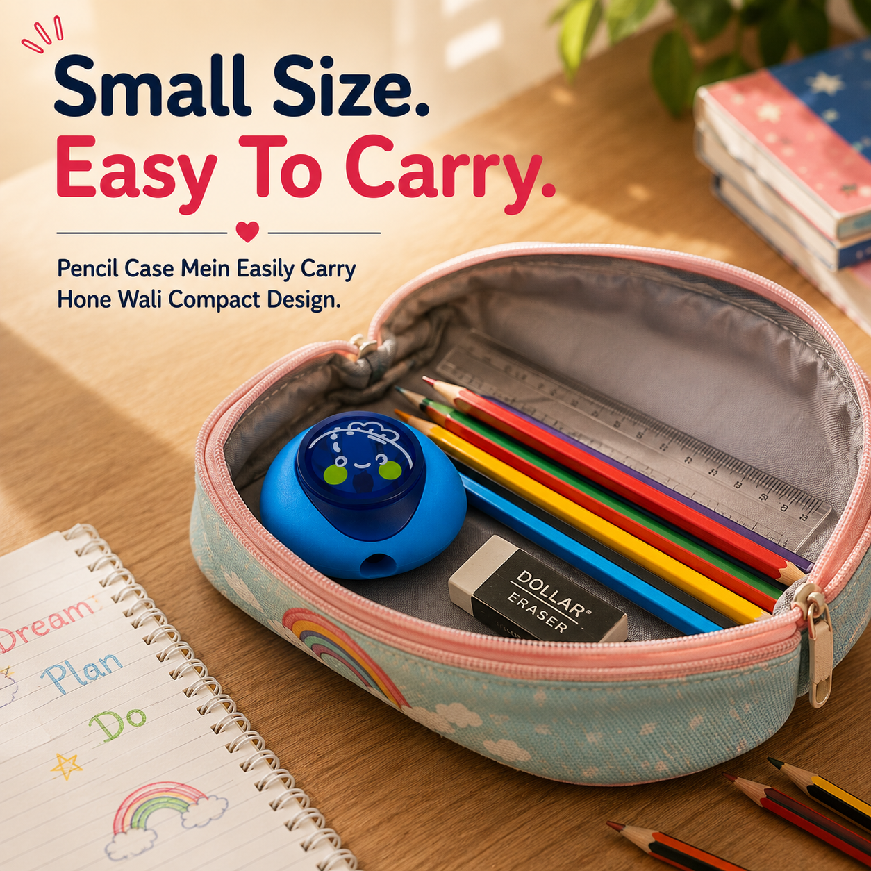Cute Kids Stationery – Colorful shopner
