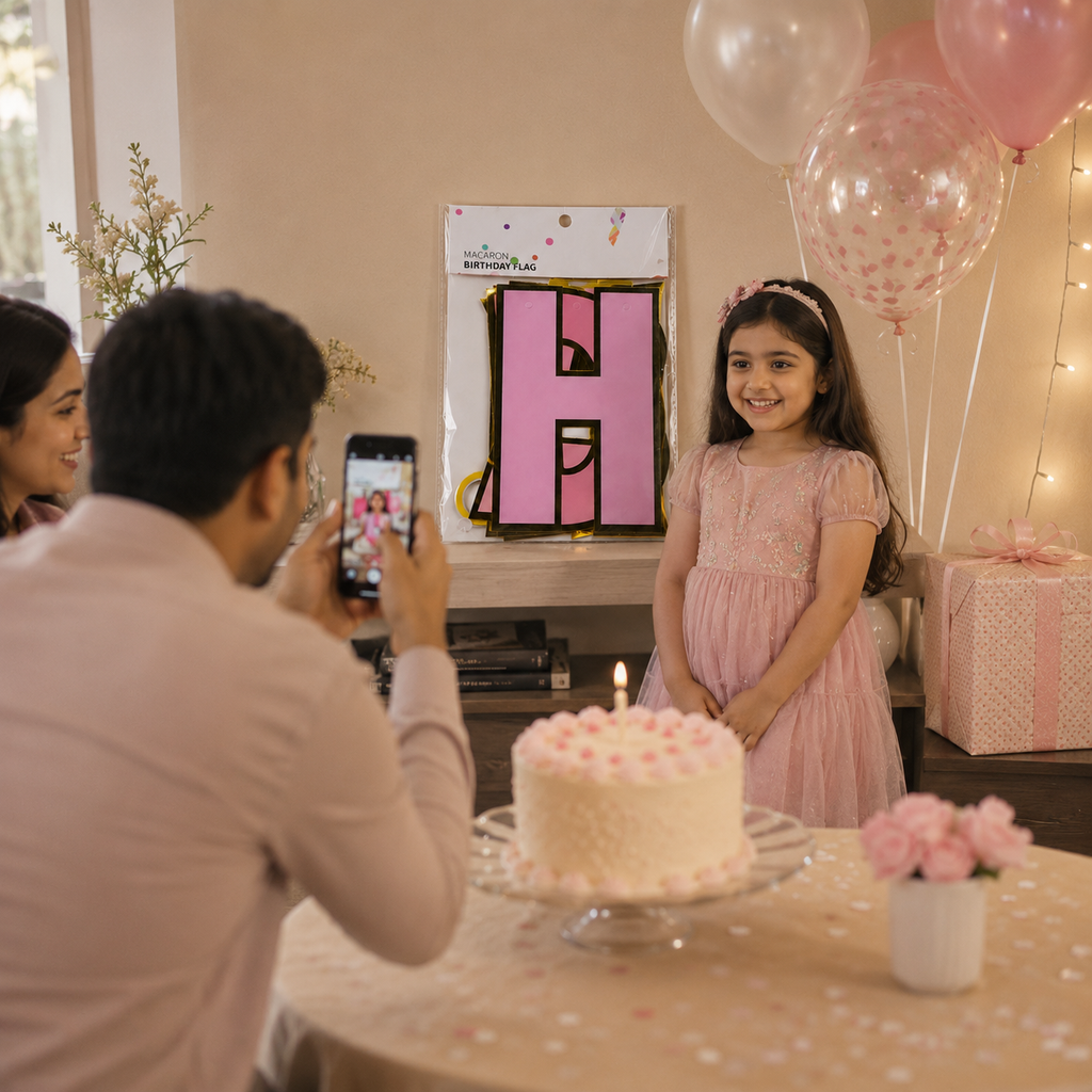 Happy Birthday Party Flag – A Cute Touch for Any Celebration